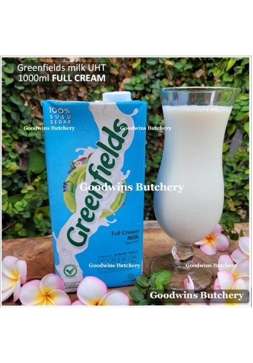Milk Susu UHT Greenfields FULL CREAM 1000ml